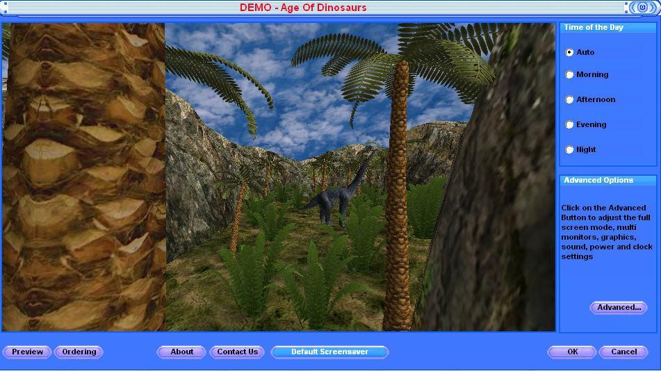 Age of Dinosaurs 3D Screen saver - Screenshot #1