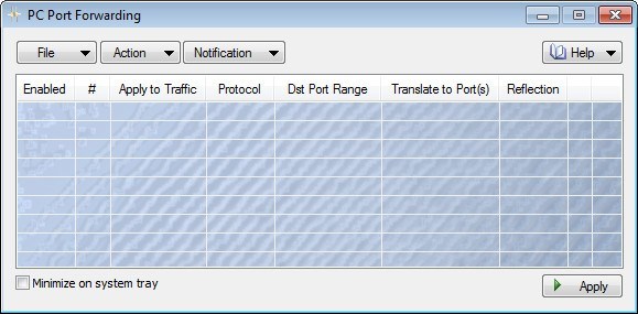 PC Port Forwarding - Screenshot #1