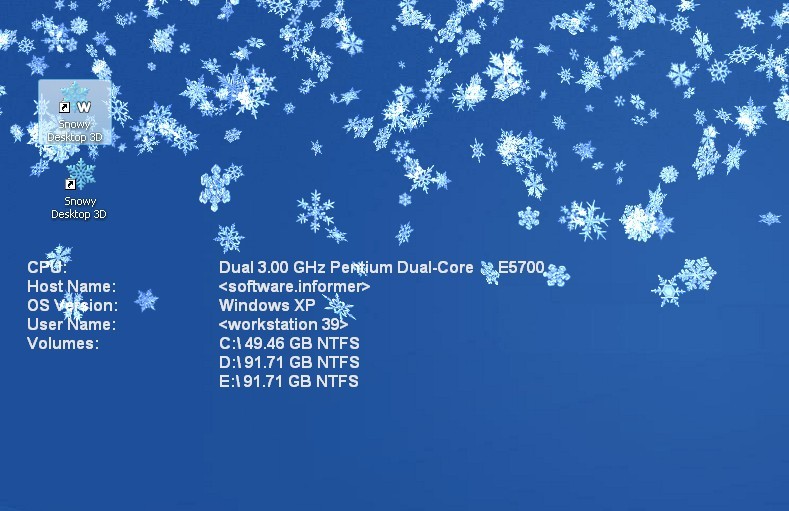 Animated Wallpaper - Snowy Desktop 3D - Screenshot #8