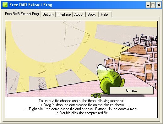 Free RAR Extract Frog - Screenshot #17