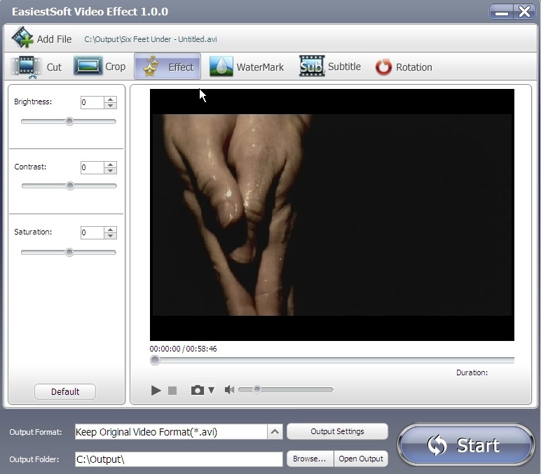 EasiestSoft Movie Editor - Screenshot #29