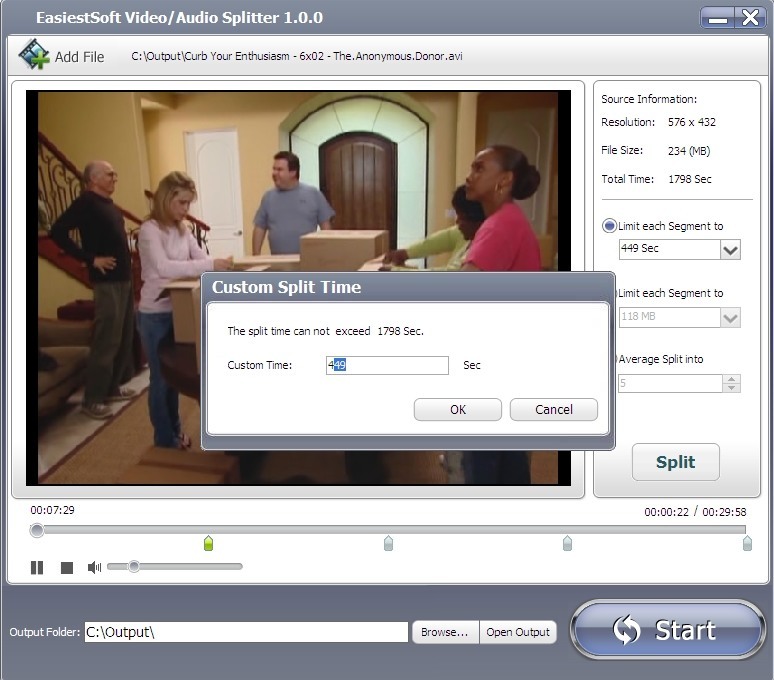 EasiestSoft Movie Editor - Screenshot #28