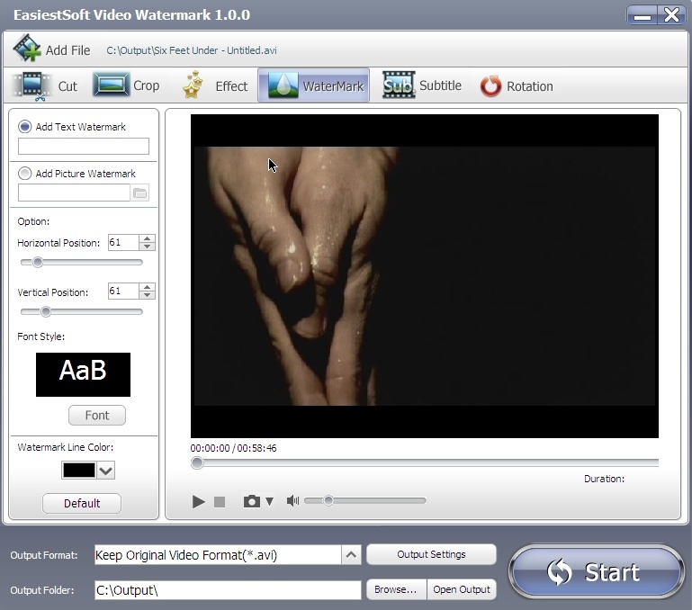 EasiestSoft Movie Editor - Screenshot #26