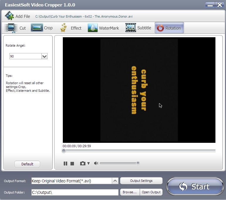 EasiestSoft Movie Editor - Screenshot #25
