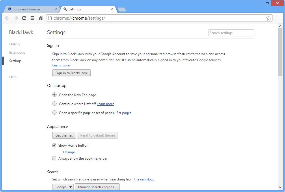 BlackHawk Web Browser - Screenshot #14