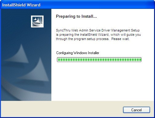 SyncThru Web Admin Service Driver Management - Screenshot #1