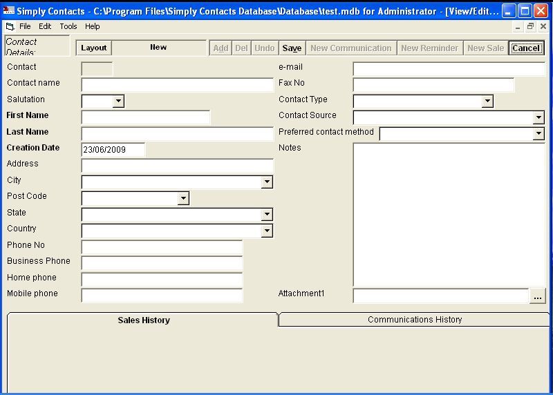 Simply Contacts Database latest version Get best Windows software