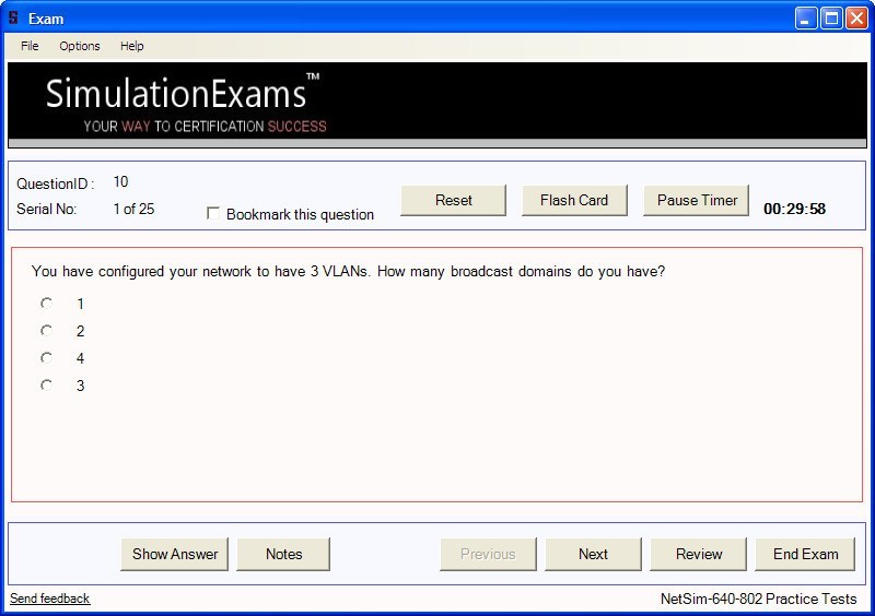 Exam Simulator For CCNA - Screenshot #2