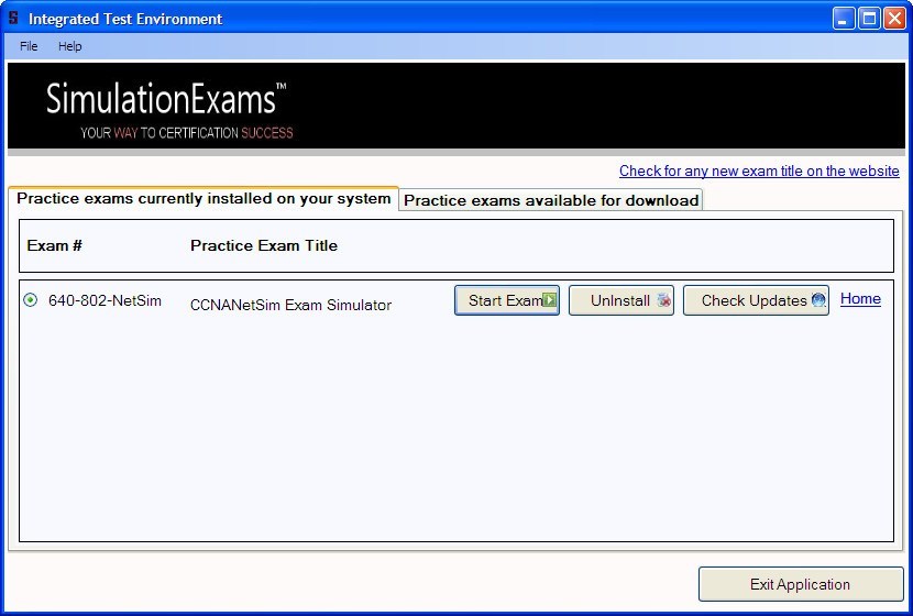 Exam Simulator For CCNA - Screenshot #1
