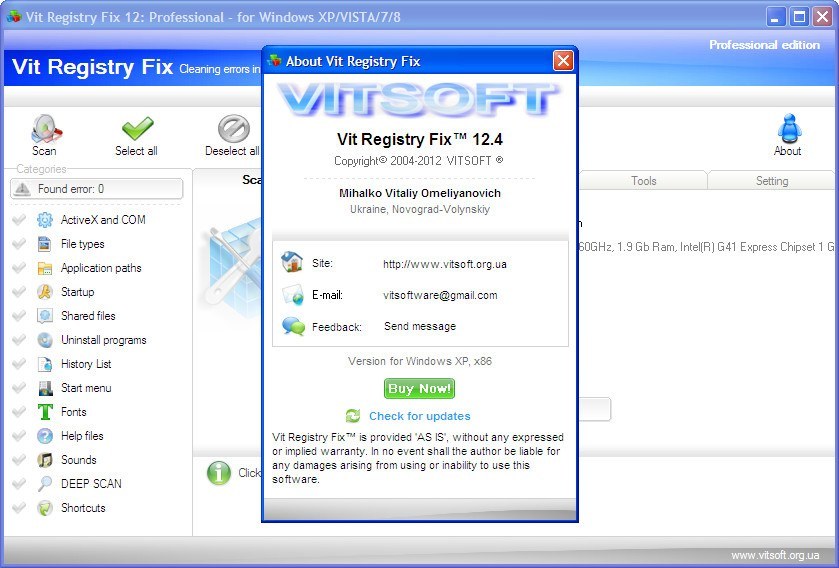 download Vit Registry Fix Pro 14.8.5 free