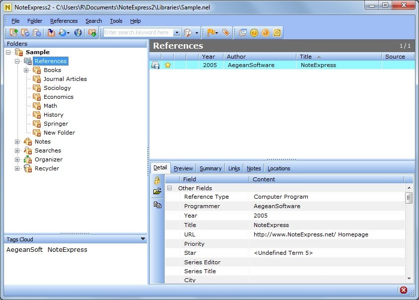 NoteExpress - Screenshot #1