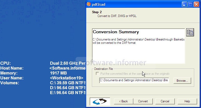 pdf2cad - Screenshot #9