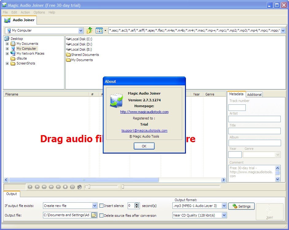 Magic Audio Joiner - Screenshot #2