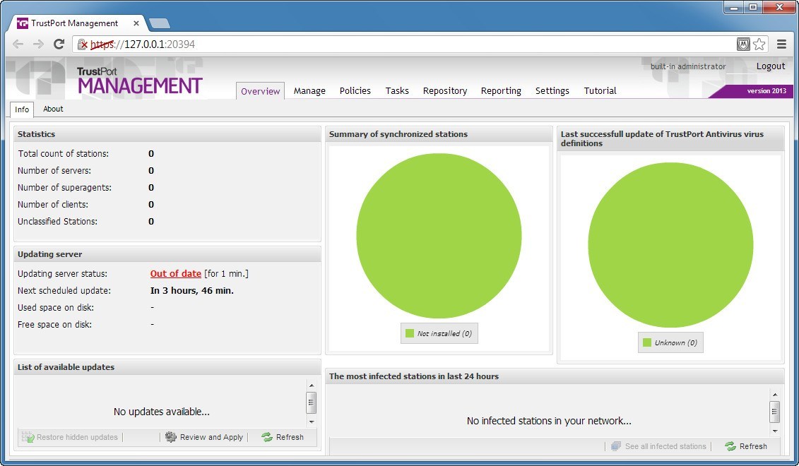 TrustPort Management - Screenshot #2