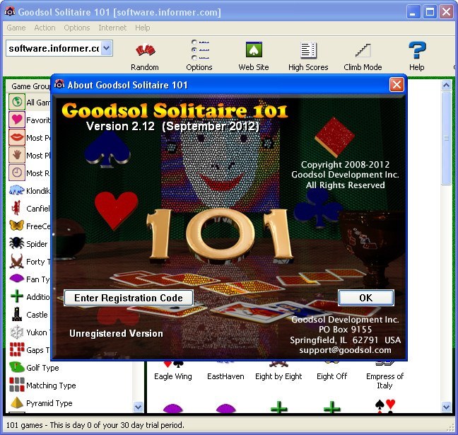goodsol development inc. pretty good solitaire
