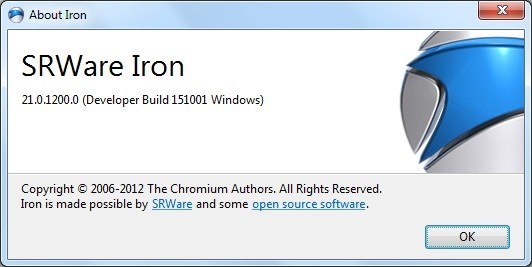 SRWare Iron 114.0.5800.0 for ios instal