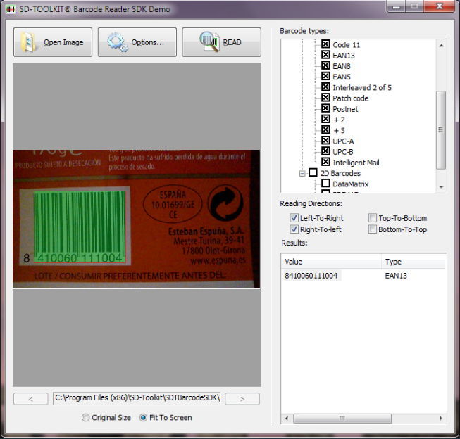 SDTOOLKIT® Barcode Reader SDK download for free SoftDeluxe