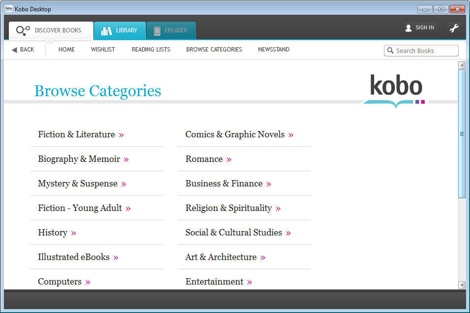 kobo inc. mobile app