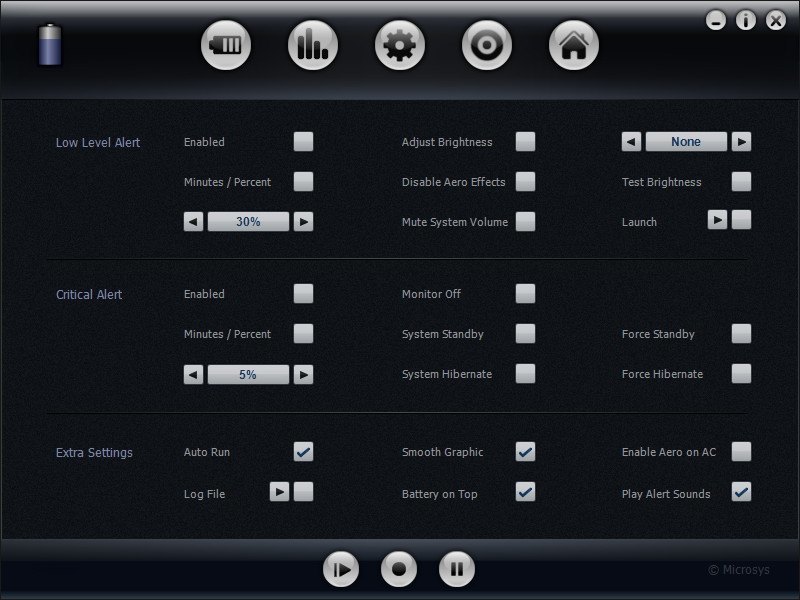 Enable monitor