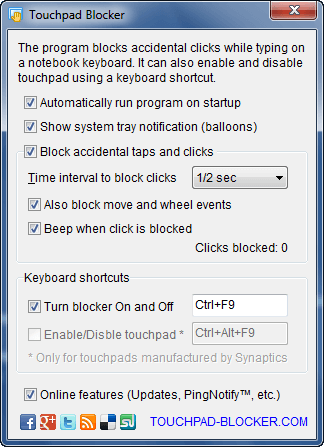 Touchpad Blocker - Screenshot #4