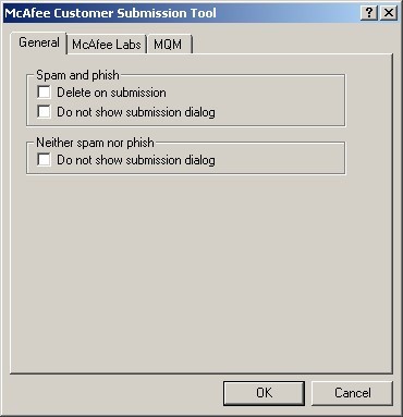 McAfee Customer Submission Tool - Screenshot #3