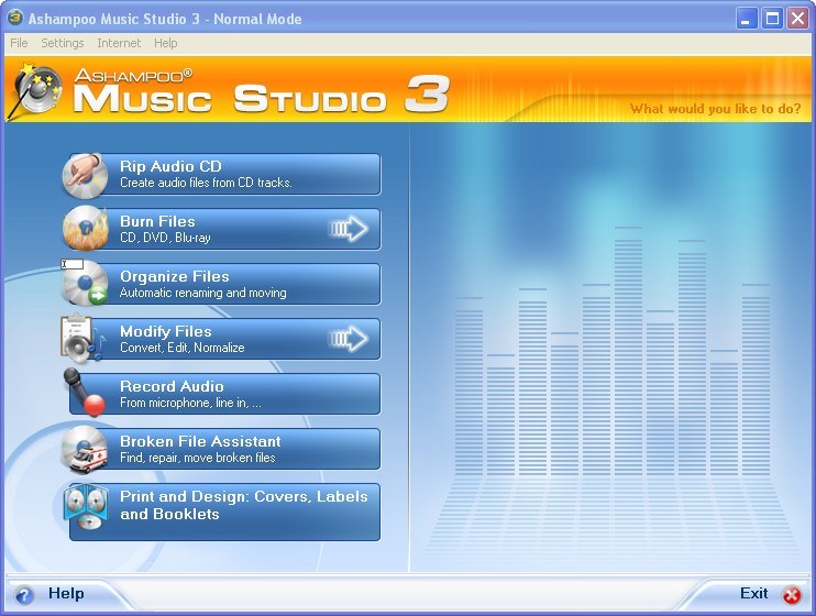 Ashampoo Music Studio 10.0.2.2 free instals