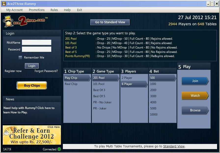 Ace2Three - Screenshot #3