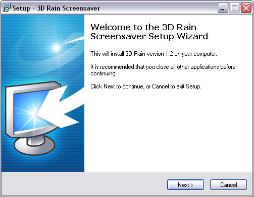 3D Rain - Screenshot #2