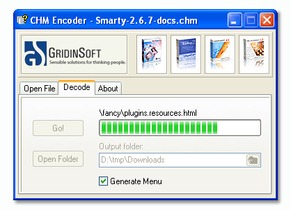 CHM Decoder - Screenshot #2