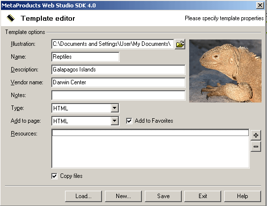 MetaProducts Web Studio - Screenshot #1