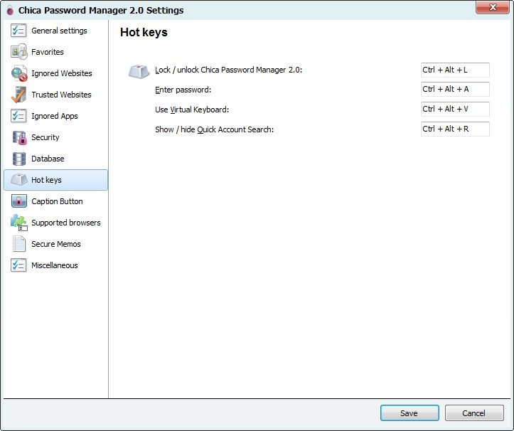 Chica Password Manager - Screenshot #2