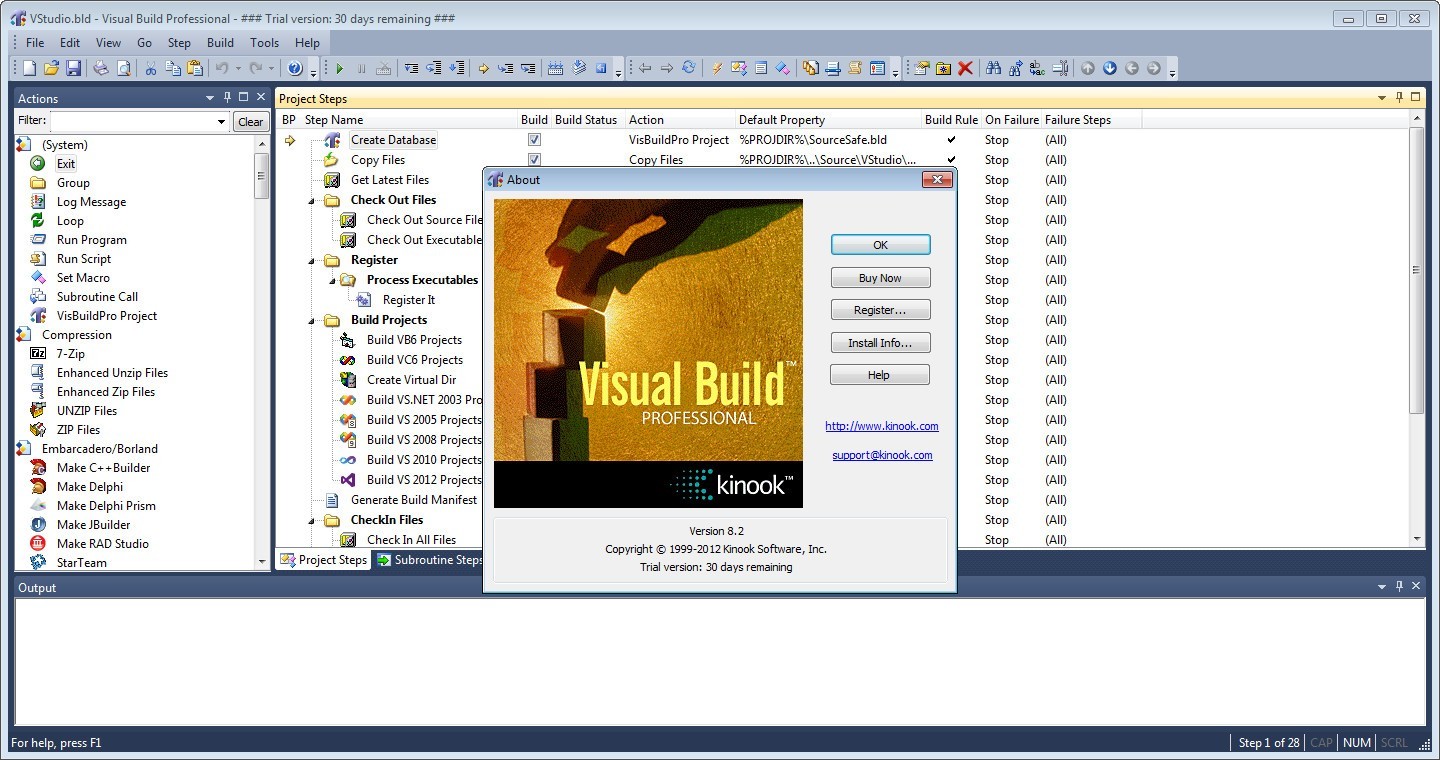 Visual Build Professional latest version Get best Windows software