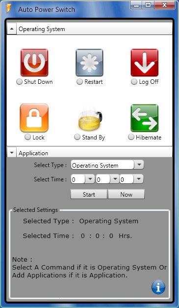 Auto Power Switch - Screenshot #1