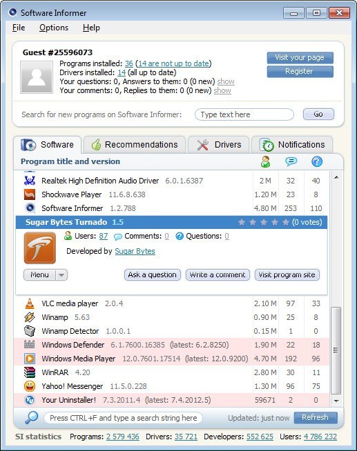Sugar Bytes Turnado - Screenshot #2