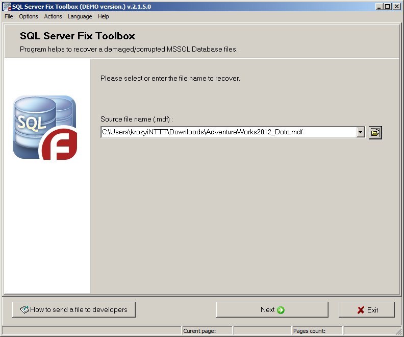 SQL Server Fix Toolbox - Screenshot #1