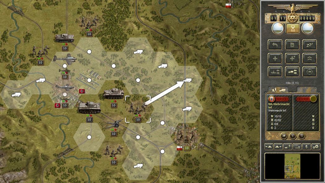 panzer corps grand campaign tree