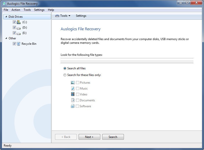 Auslogics File Recovery - Screenshot #25