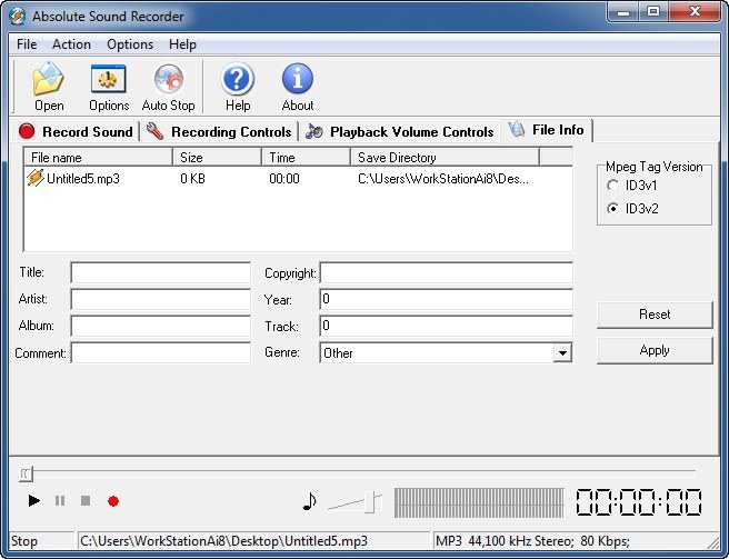Absolute Sound Recorder - Screenshot #9