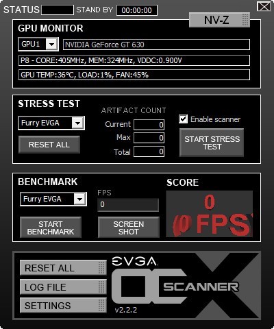 Evga oc scanner x проверка памяти