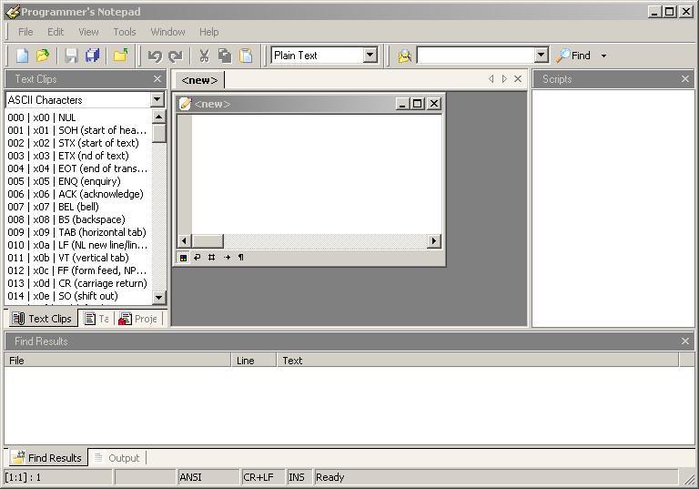 Programmer's Notepad download for free SoftDeluxe
