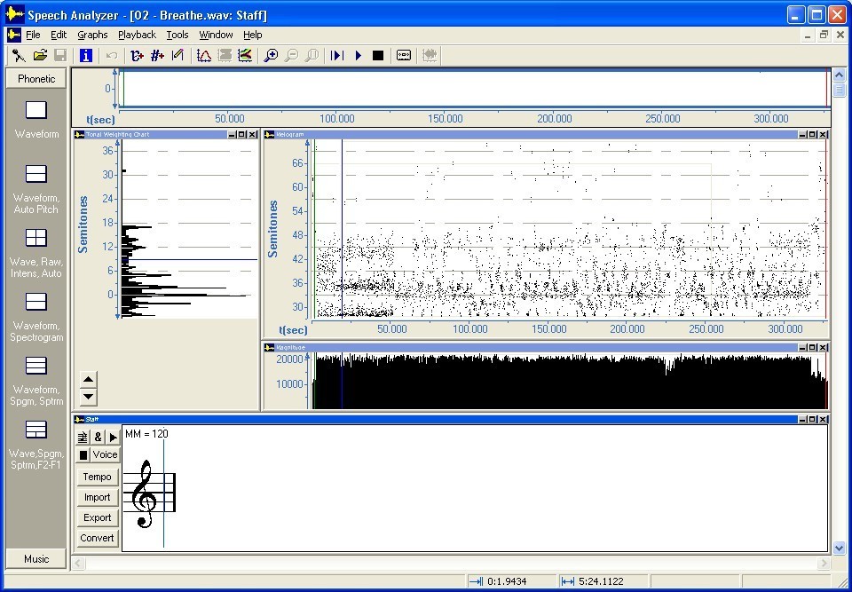 speech analyzer