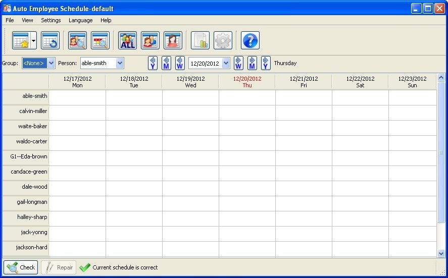 Auto Employee Schedule latest version - Get best Windows software