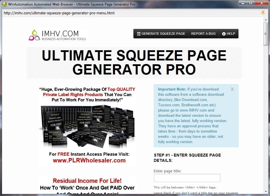 Ultimate Squeeze Page Generator Pro latest version - Get best Windows ...