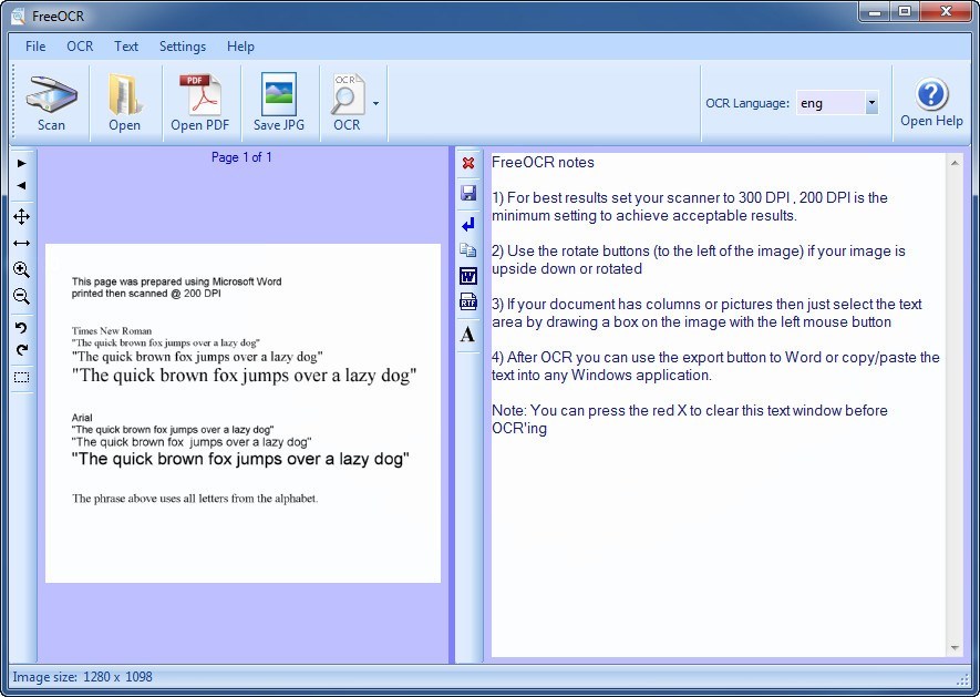 FreeOCR - Screenshot #7