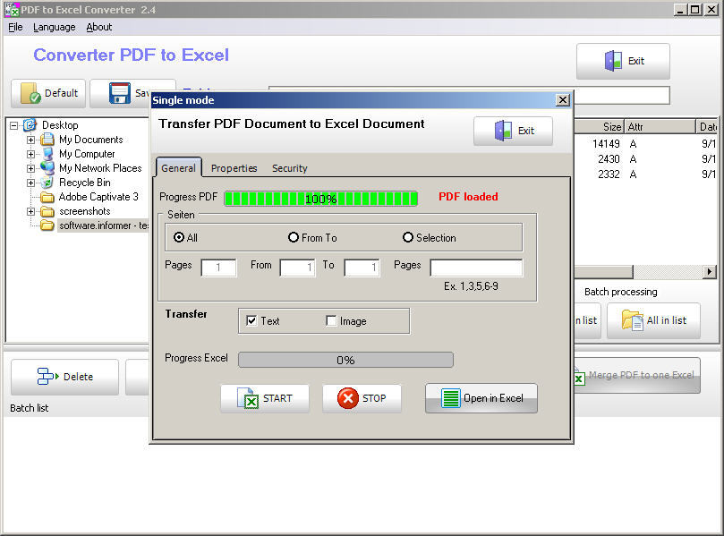 open source pdf to excel converter