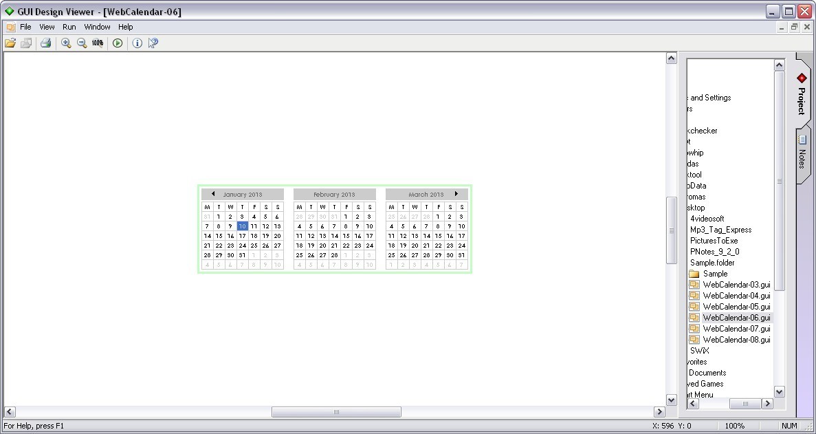 GUI Design Viewer - Screenshot #4