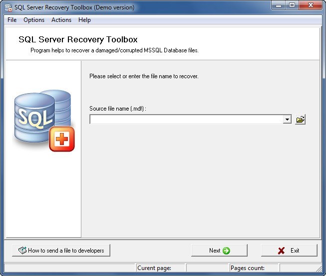 SQL Server Recovery Toolbox latest version - Get best Windows software