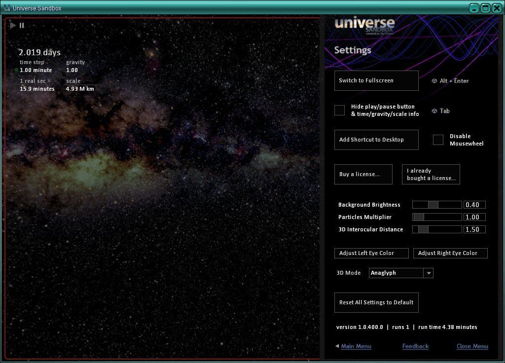 universe sandbox 2 minimum requirements