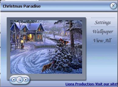 Christmas Paradise Screensaver - Screenshot #1
