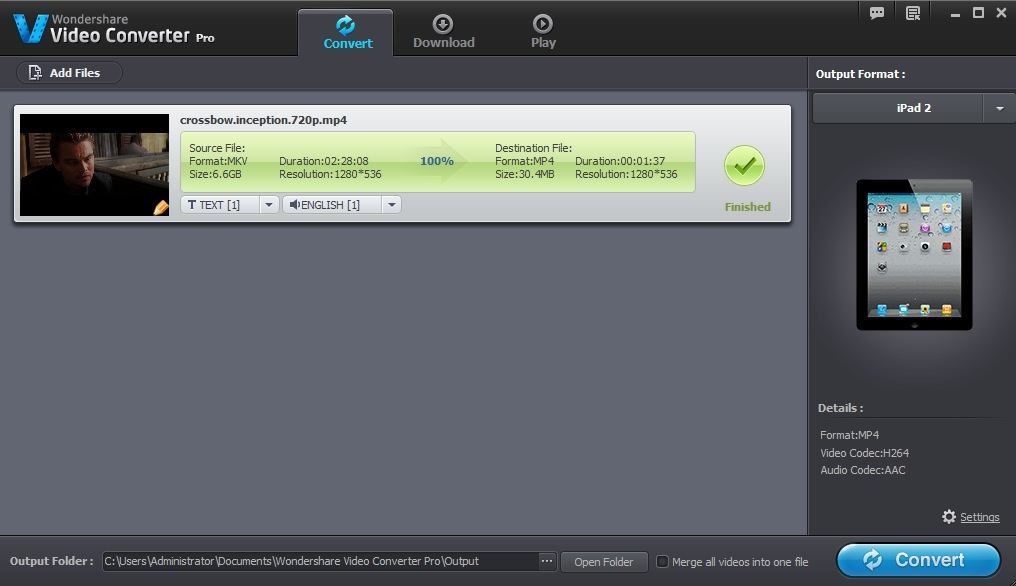 Wondershare Video Converter Pro - Screenshot #29